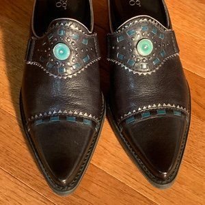 Franco Sarto Mules Western Embellished Size 10